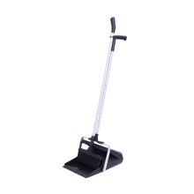 Home use black broom and dustpan plastic broomstick folding dustpan